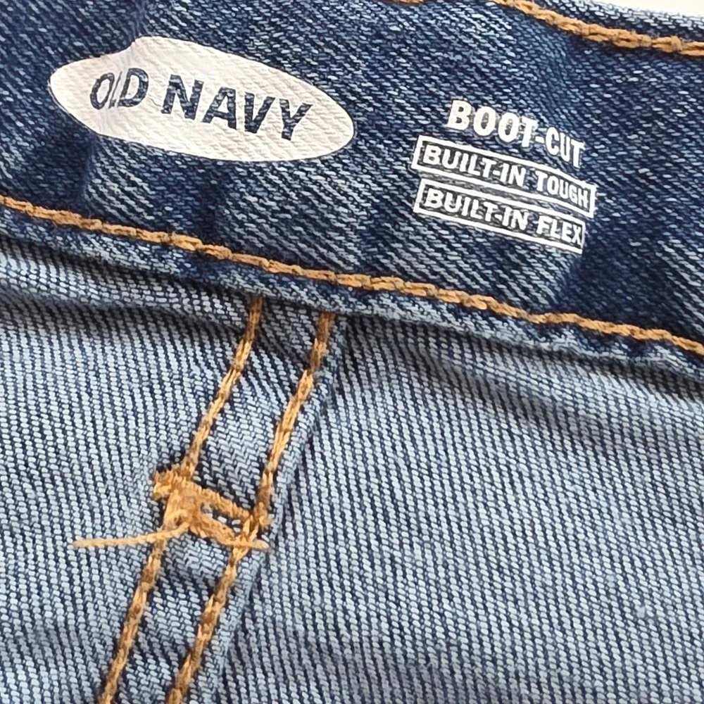 Old Navy Bootcut Jeans Kid 12 Plus Blue Built-In Tough Flex Stretch Indie Sleaze